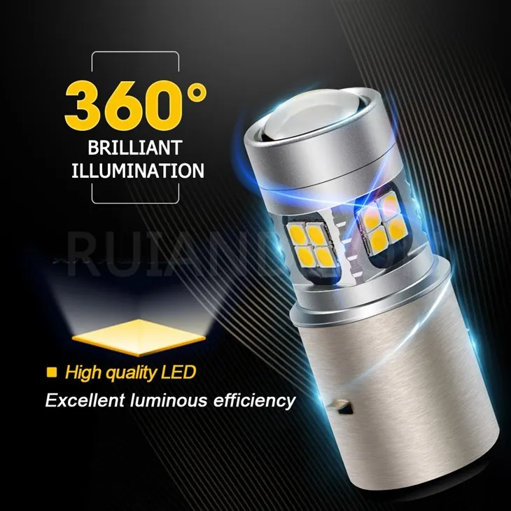 6 Volt 12v Motorcycle LED Headlight