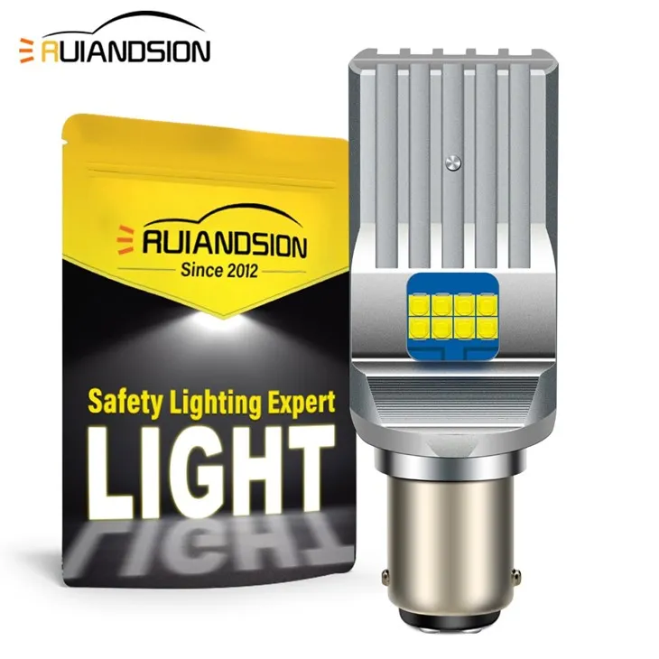 Ruiandsion BA15D 2003 Chevy S10 Tail Light Bulb For Sale Supplier White 6-24V