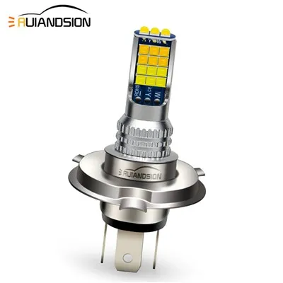 Ruiandsion kiváló minőségű H4 led ködlámpák teherautókhoz Ingyenes minta 12V fehér