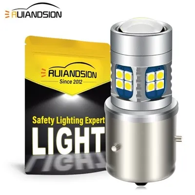 Ruiandsion BA21S Super Bright 6V motorkerékpár fényszóró ingyenes minta 6-24 V White